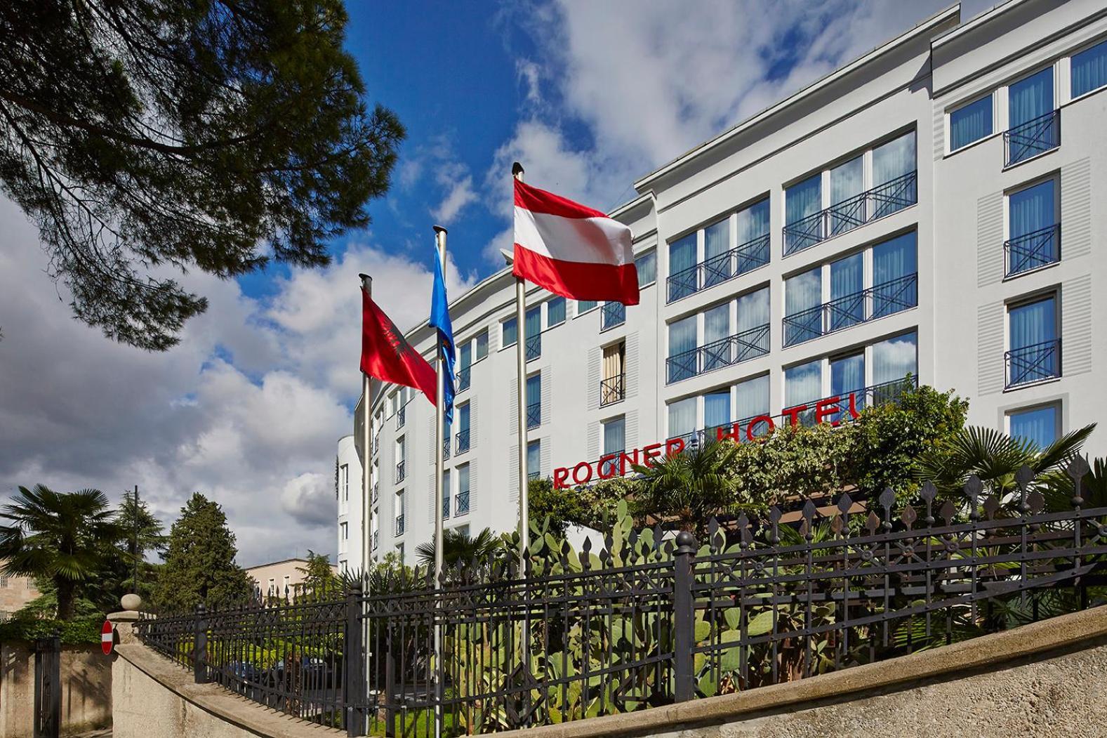 Rogner Hotel Tirana Exterior photo The hotel in 2014